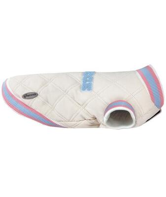Cappottino per cani College. XXXS Blu rosso bianco