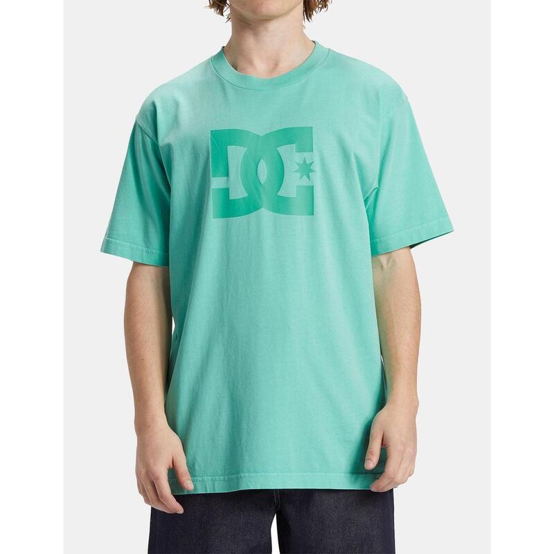 Camiseta para Hombre Dcshoes Star pigment dye Turquesa