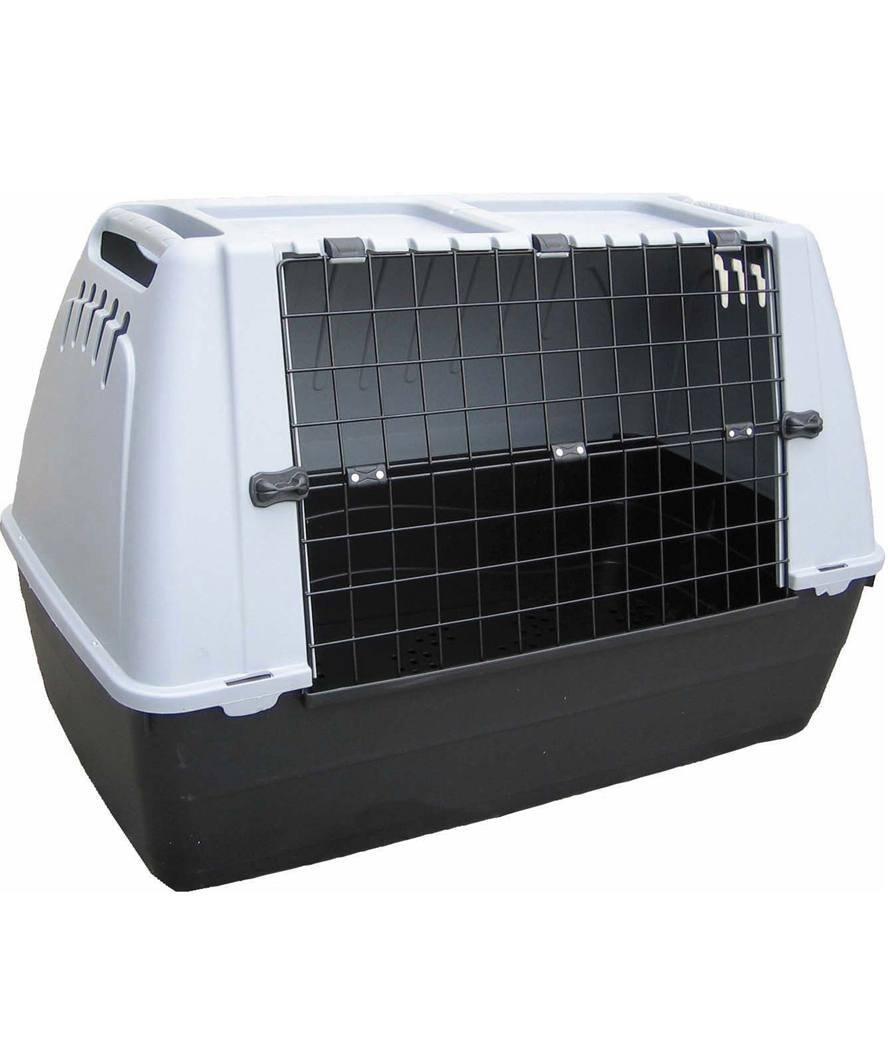 RECORD Trasportino box auto per cani e gatti, 88x51x58 cm