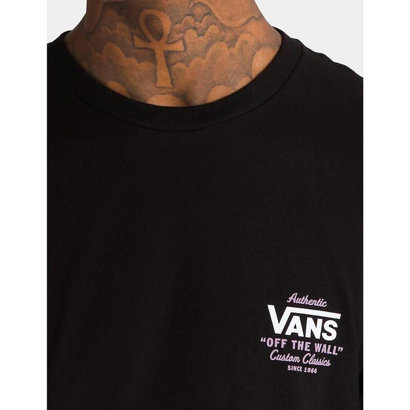 Camiseta para Hombre Vans Holder st classic Negro