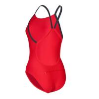 Aquasphere Badpak Essential Wide Back Donkergrijs/Rood 5/6