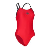 Aqua Sphere Essential Wide Back Swimsuit - Red/ Dark Grey 3/6