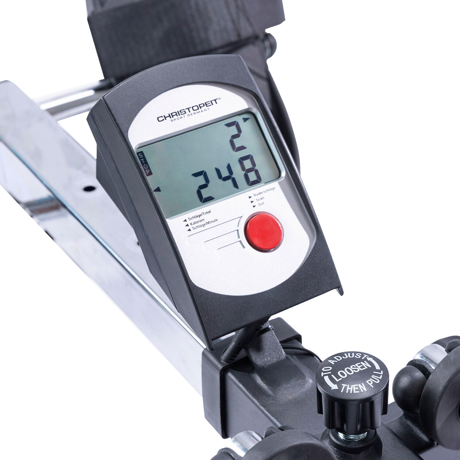 Christopeit Máquina de remo Accord Negro 5/7