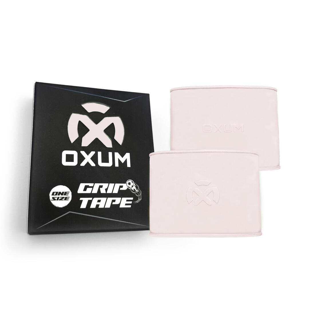 OXUM Oxum Schienbeinschoner-Halteband Grip Tape Silikon Weiß