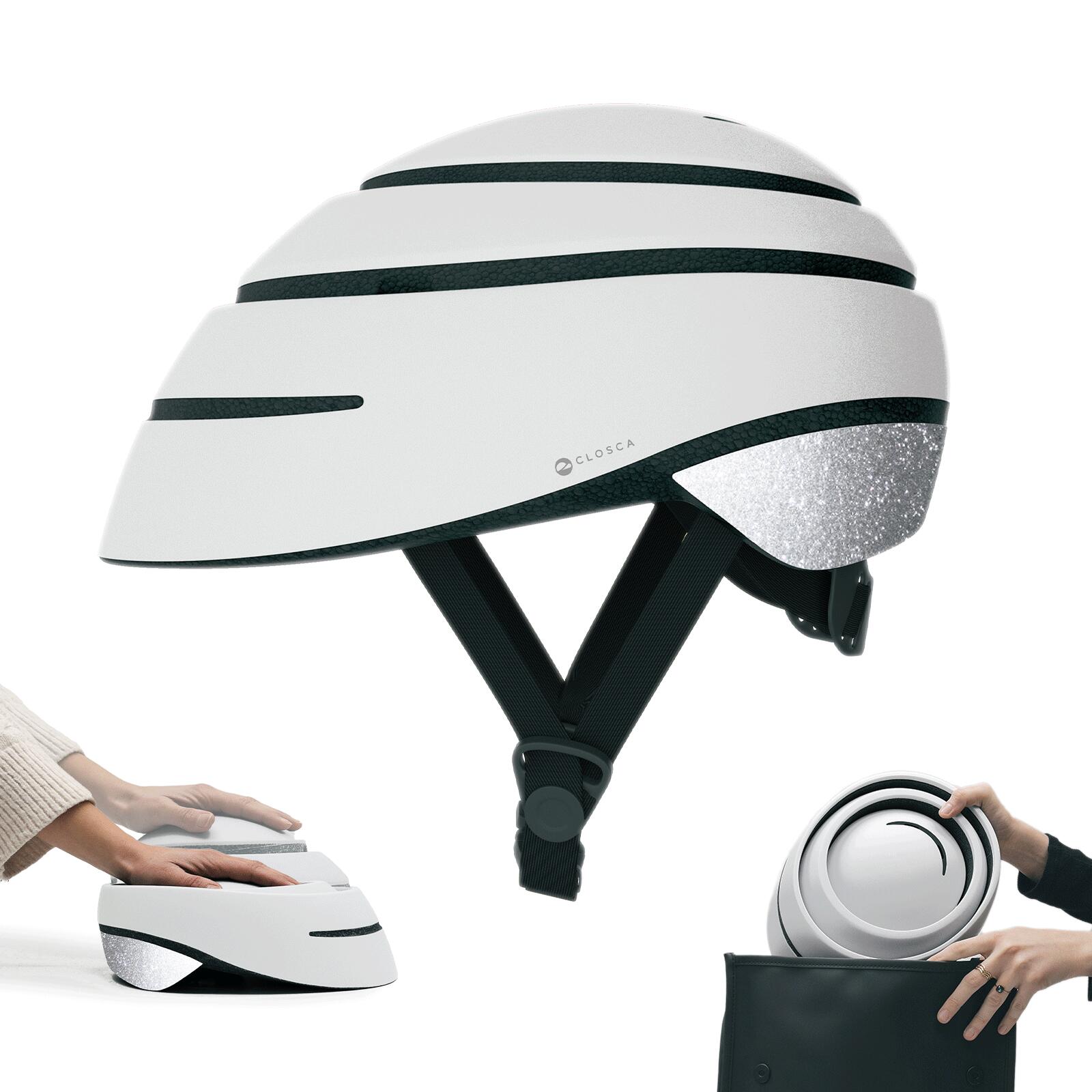 Capacete dobrável Reflexivo para bicicleta