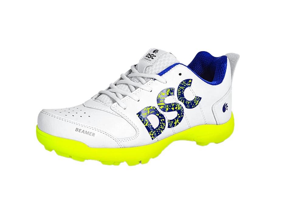 DSC DSC Beamer Cricket-Schuhe | Fluro Gelb/Weiß | Für Jungen und Männer