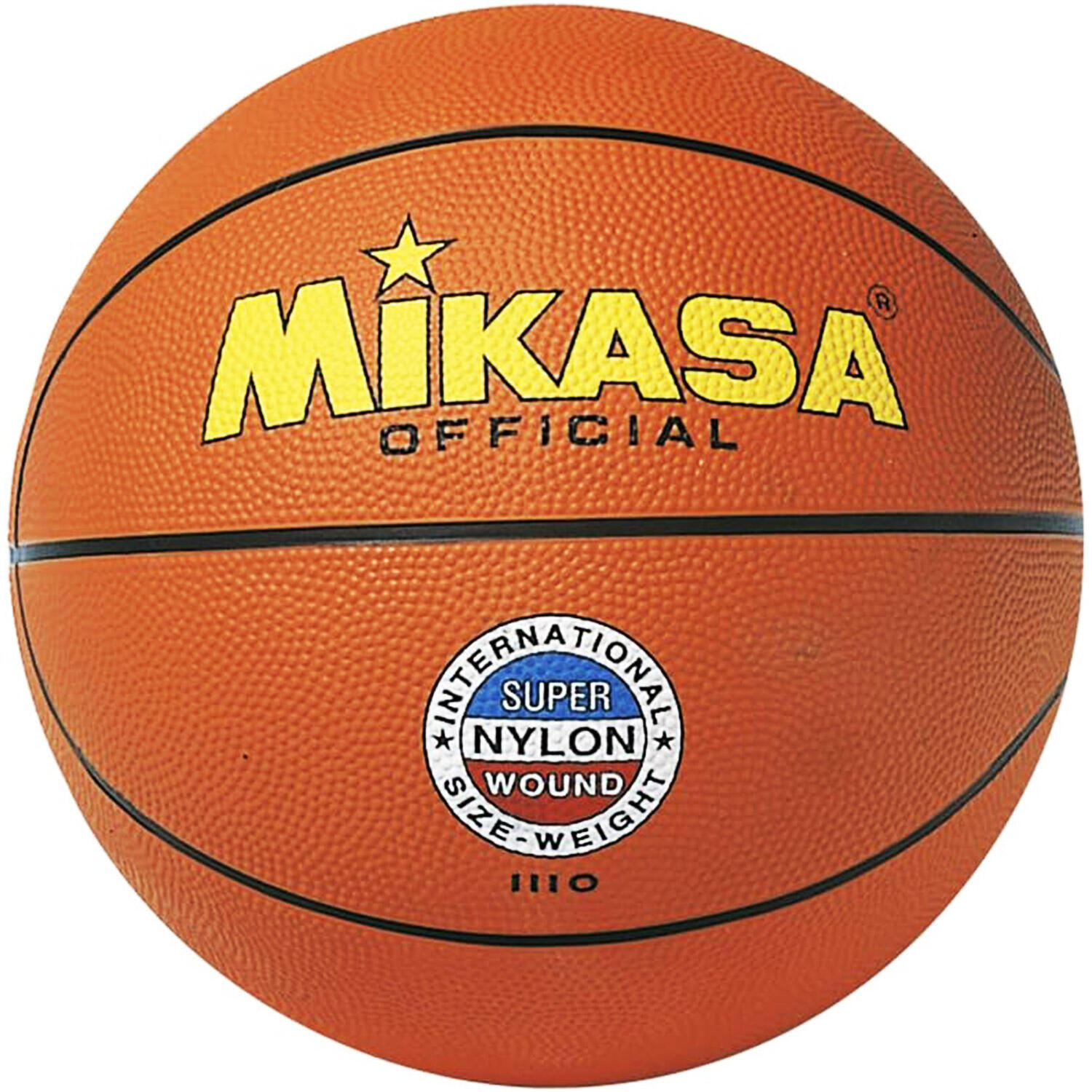 Mikasa - Mikasa Basket-ball 1110 - Ballon De Basket - Orange - 7 - Decathlon