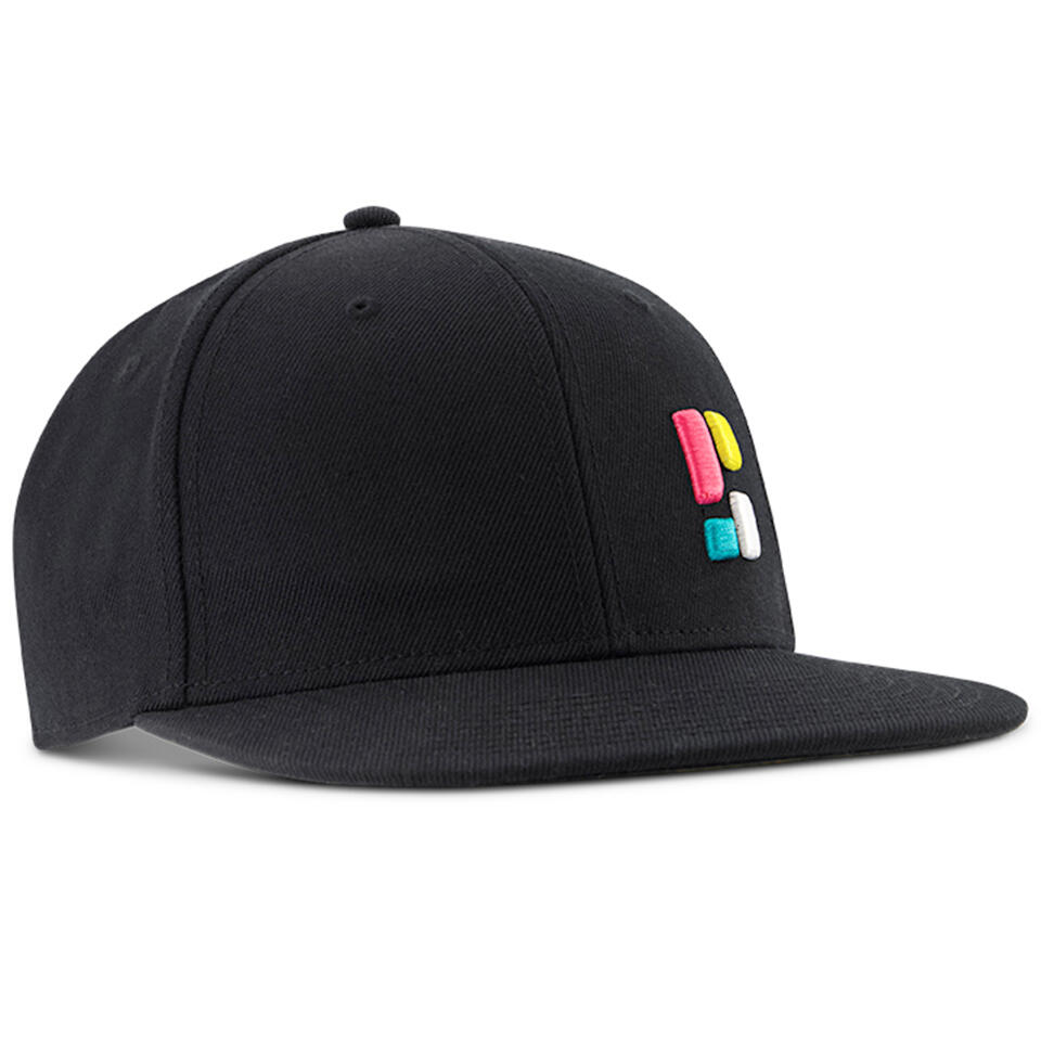 POEDERBAAS Poederbaas Riders Snapback Pet - Zwart Multi