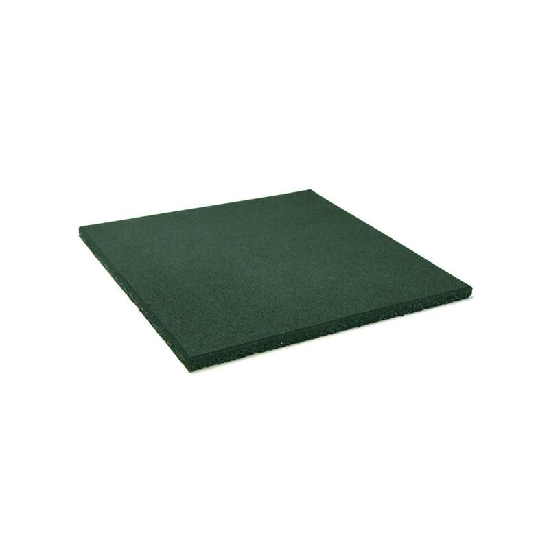 Loseta de Caucho Maciza Profesional | 50 JARDIN202 Verde 40 mm - Pack 2 uds