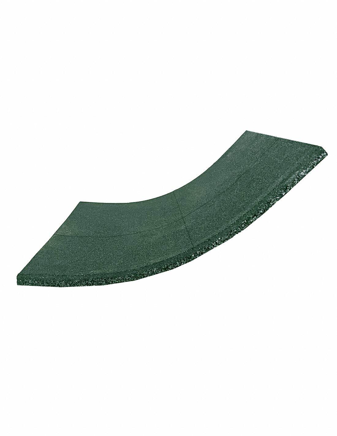 Loseta de Caucho Maciza Profesional | 1x JARDIN202 Verde 20 mm - Con cruceta 4/5