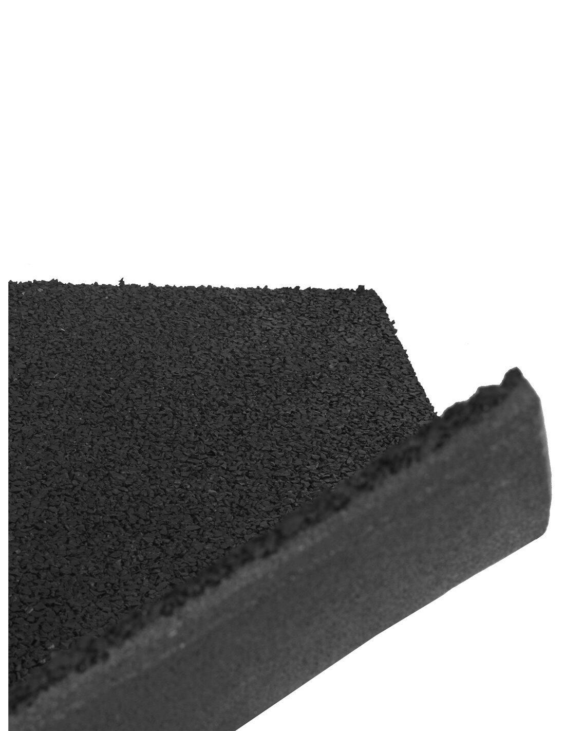 Loseta de Caucho Maciza Profesional | 50 JARDIN202 Gris 15 mm - Pack 8 uds 4/5