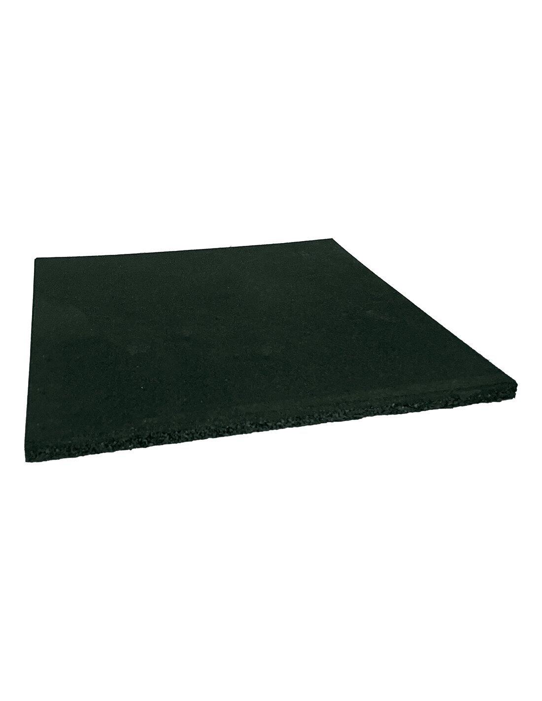 Loseta de Caucho Profesional Grano Fino 1X1m - Roja 20mm 3/5