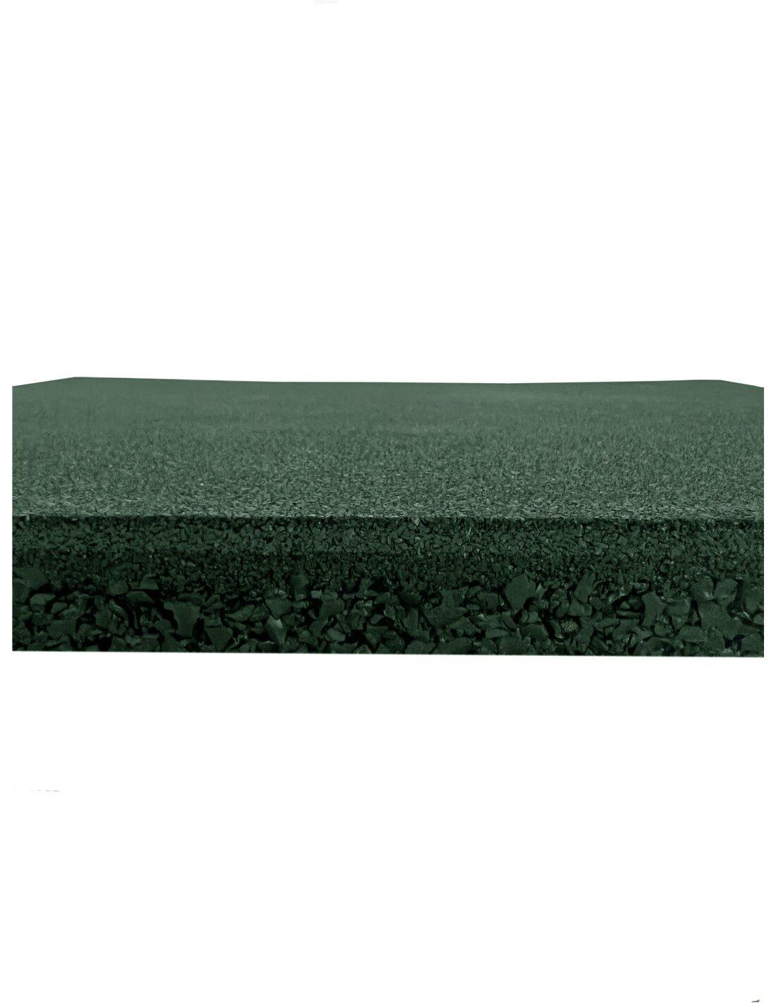 Loseta de Caucho Maciza Profesional | 50 JARDIN202 Verde 15 mm - Pack 8 uds 5/5