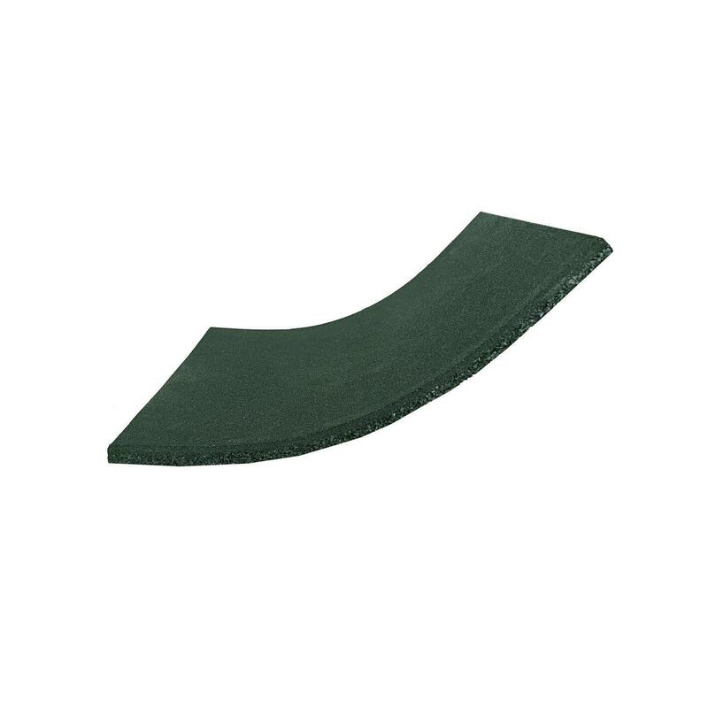 Loseta de Caucho Maciza Profesional | 50 JARDIN202 Verde 40 mm - Pack 2 uds