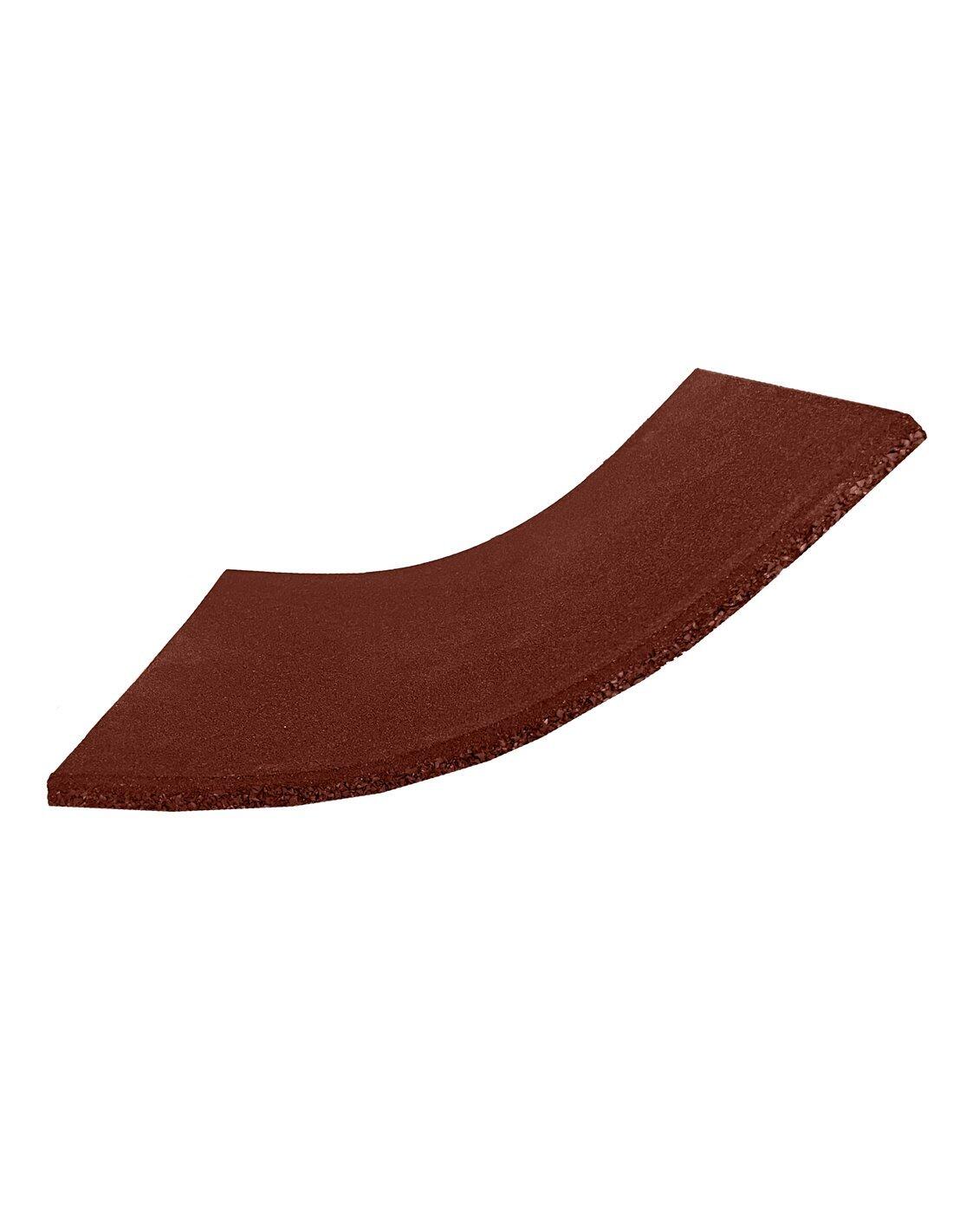 Loseta de Caucho Profesional Grano Fino 50x50cm - Roja - JARDIN202 5/5