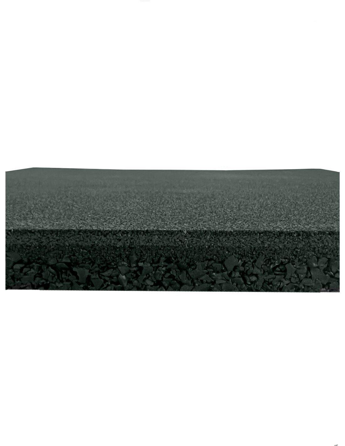 Loseta de Caucho Profesional Grano Fino 1X1m - Roja 20mm 2/5