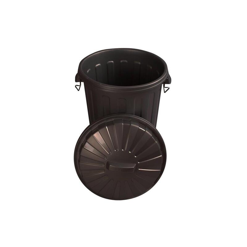 Cubo Basura Diseño  Moderno de plástico  JARDIN202 Negro 31 litros