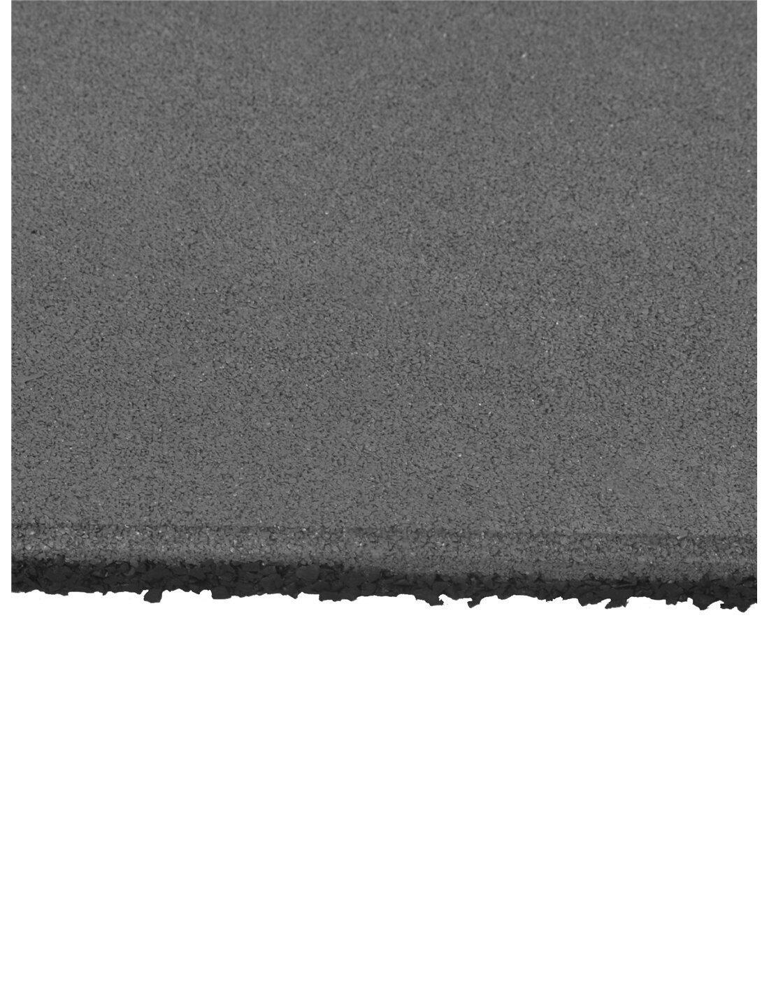 Loseta de Caucho Maciza Profesional | 1x JARDIN202 Gris 15 mm - Sin cruceta 5/5