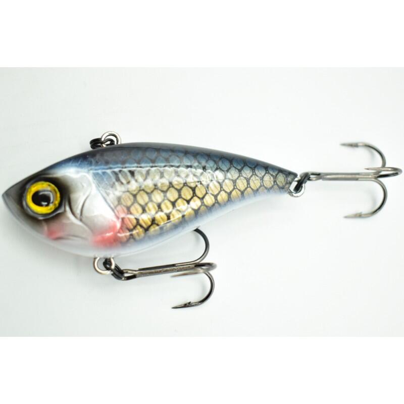 8 Esche Da Pesca Vib Tipo Crankbait A Sonagli – Con Scatola Portacsche – Multicolore