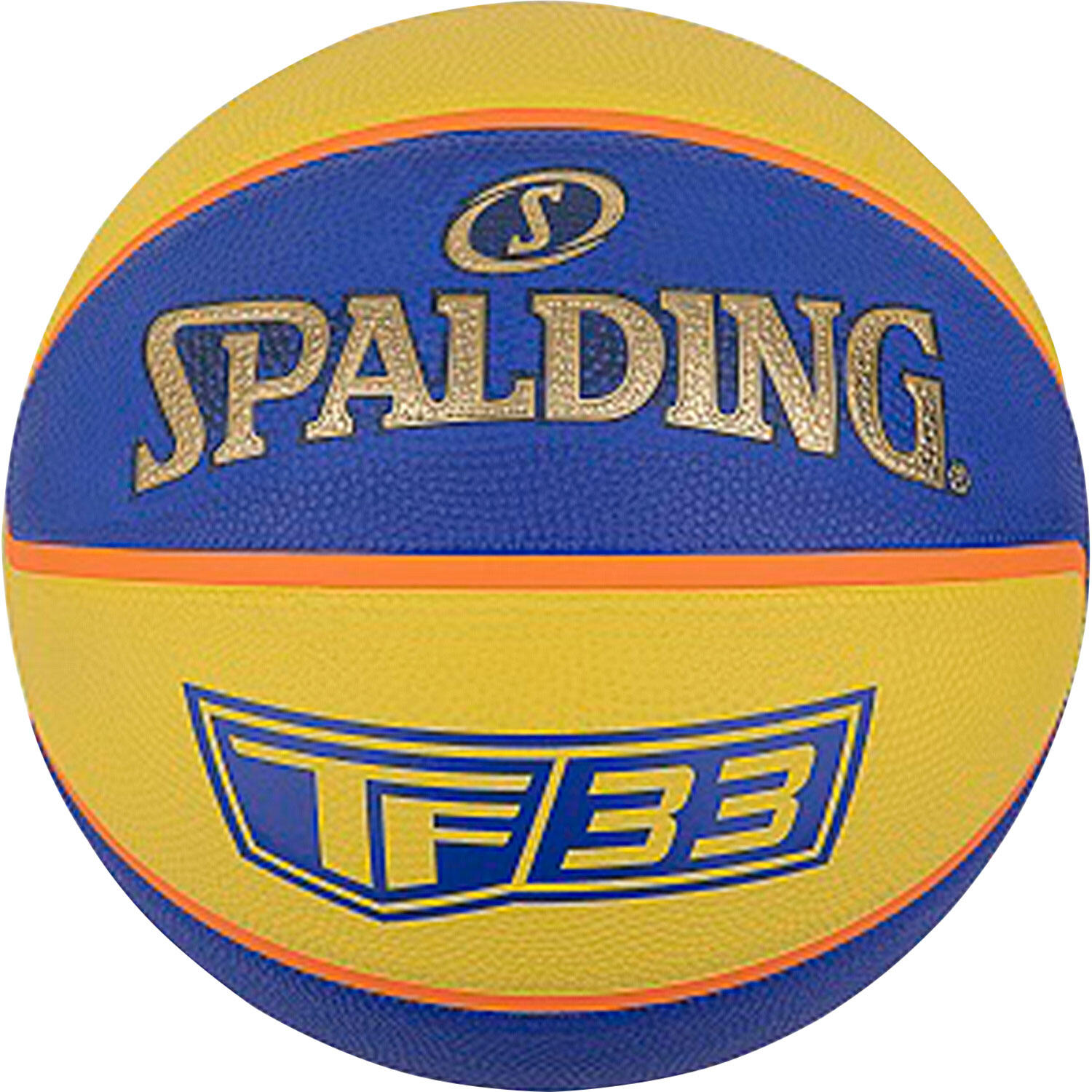 Bola de basquetebol tf33 gold rubber spalding