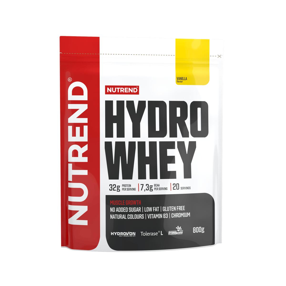 NUTREND Syrovátkový protein HYDRO WHEY, vanilka