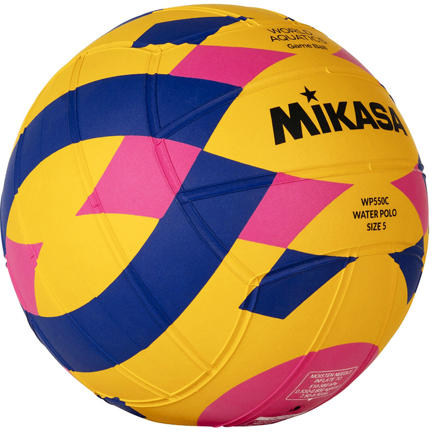 Wasserball Herren Größe 5 Wasserball Unisex Gelb-Blau-Pink 2/6