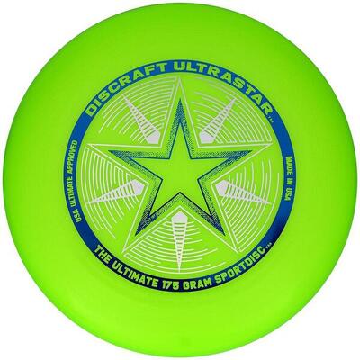 Frisbee Discraft UltraStar Green 175 gr DCUSSG Green 27.5 cm
