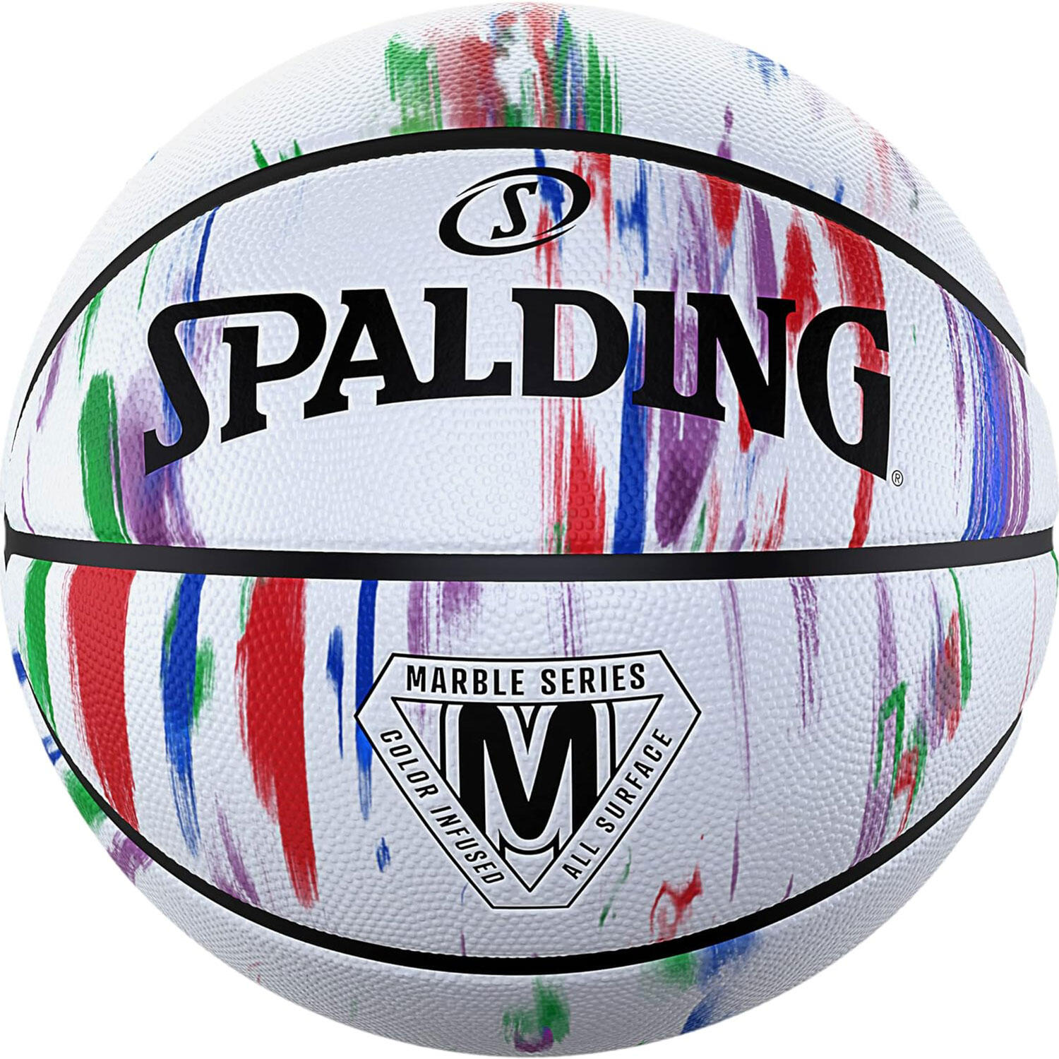 SPALDING Spalding Basketbal Marble Wit