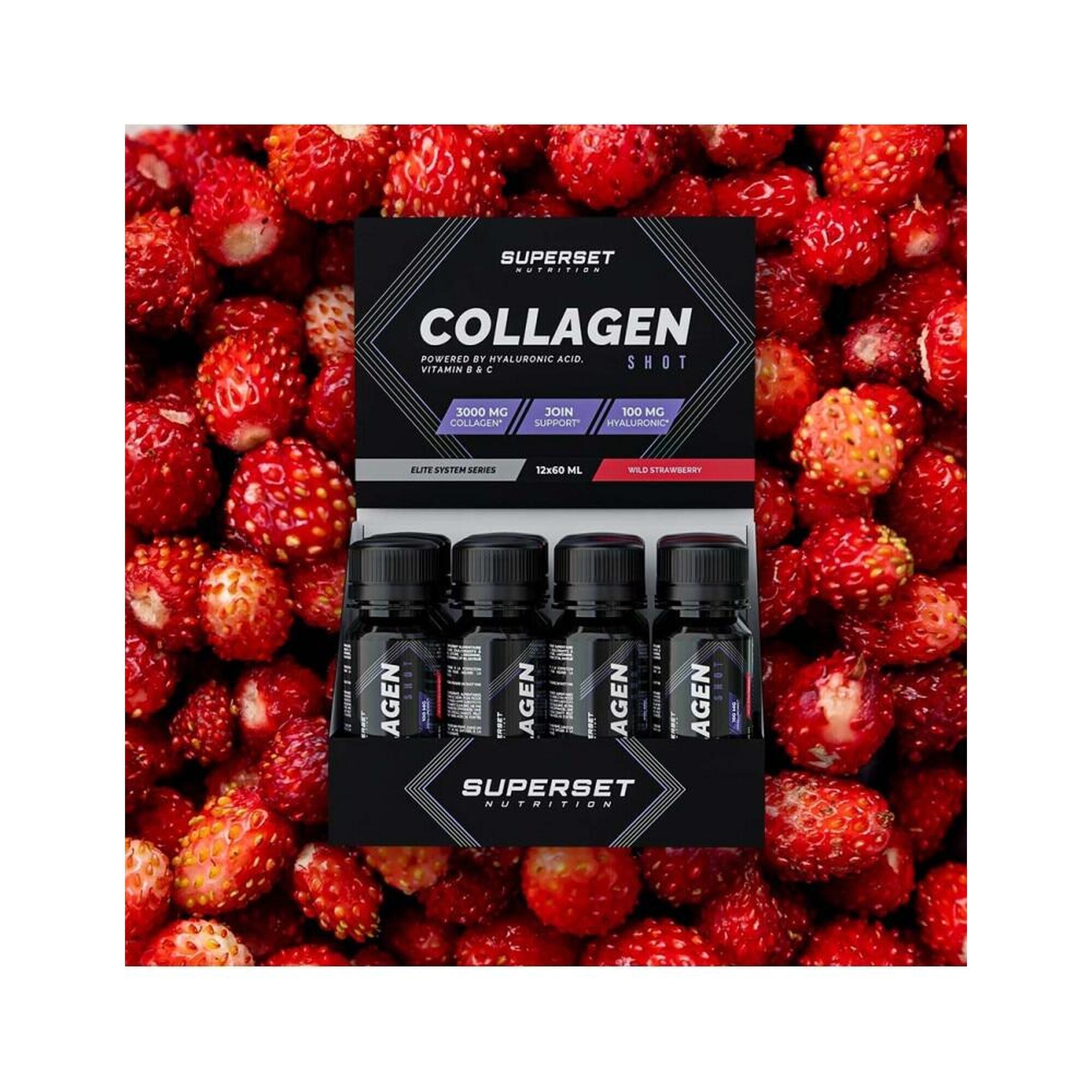 Collagène | Collagen Shot (12x60ml) | Fraise Des Bois