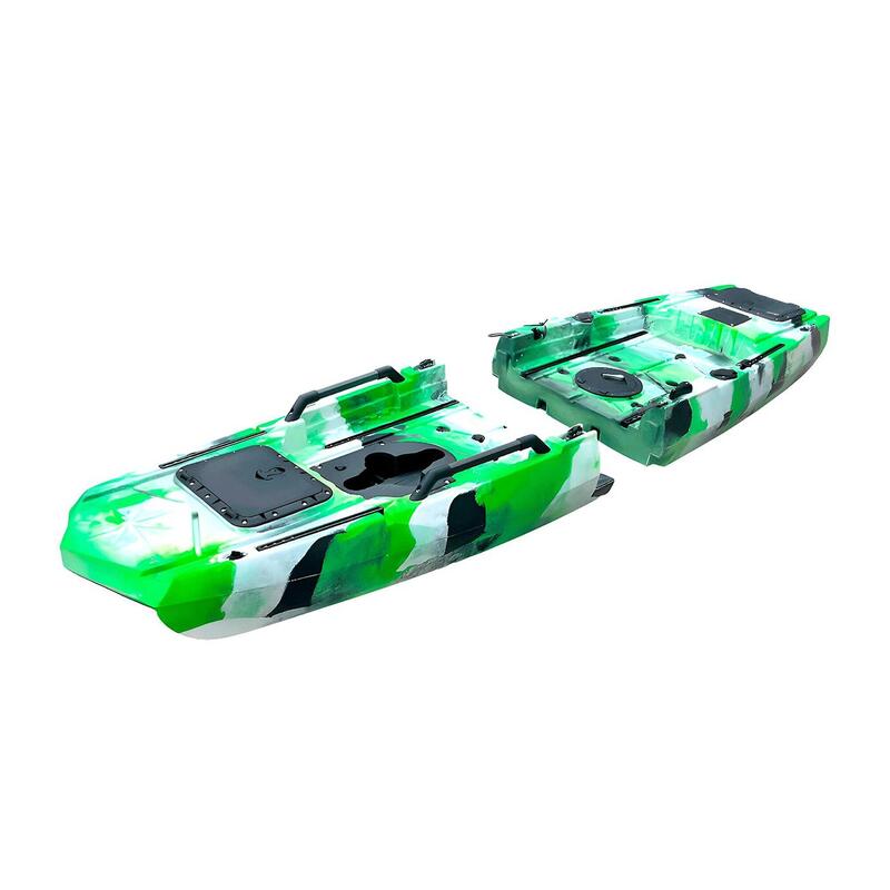 Kayak modular a pedales EVO ONE Verde Camo (290x81 cm)