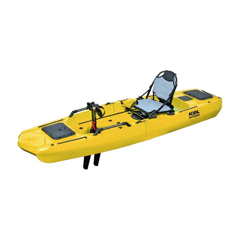 Kayak modular a pedales EVO ONE Amarillo (290x81 cm)