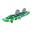 Kayak doble modular a pedales EVO TWO Verde camo (420x81 cm)