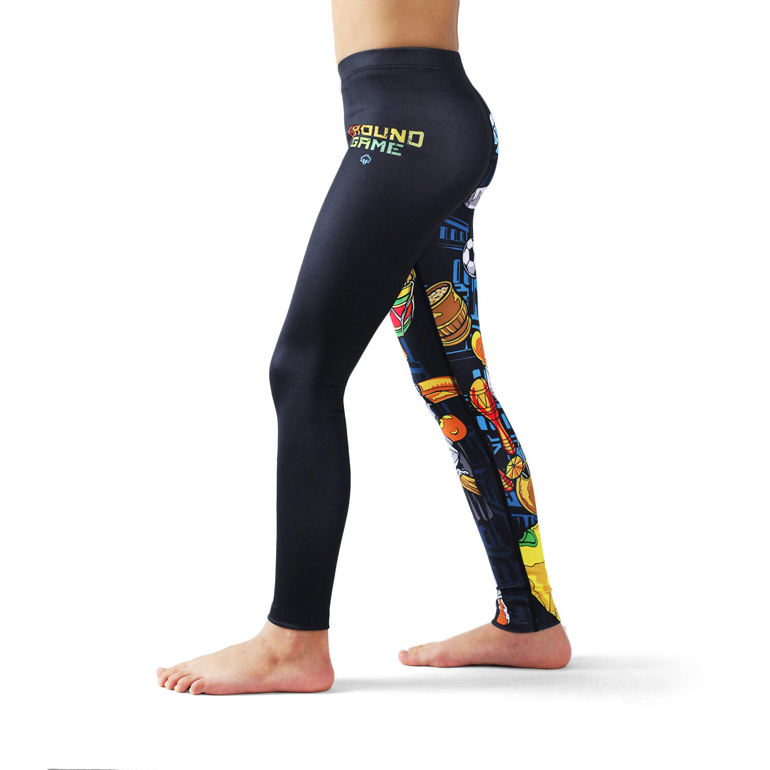 Legginsy sportowe dla dzieci Ground Game Brasil Kids 3/4