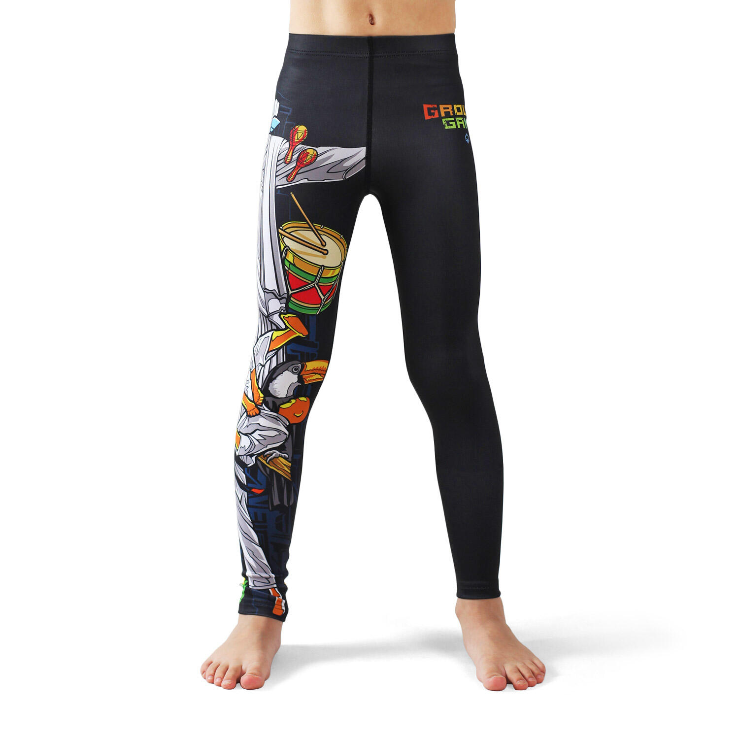 Legginsy sportowe dla dzieci Ground Game Brasil Kids 2/4