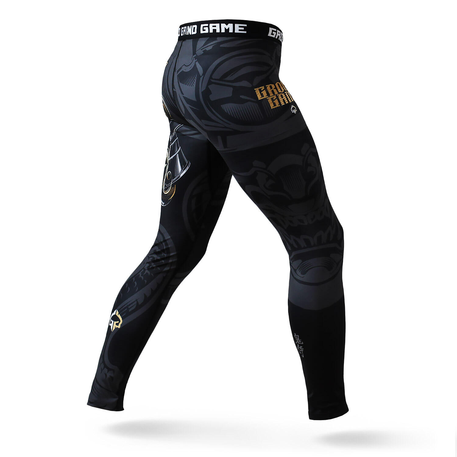 Legginsy do sportów walki męskie Ground Game Oni Samurai 3/6