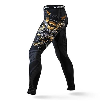 Legginsy do sportów walki męskie Ground Game Oni Samurai