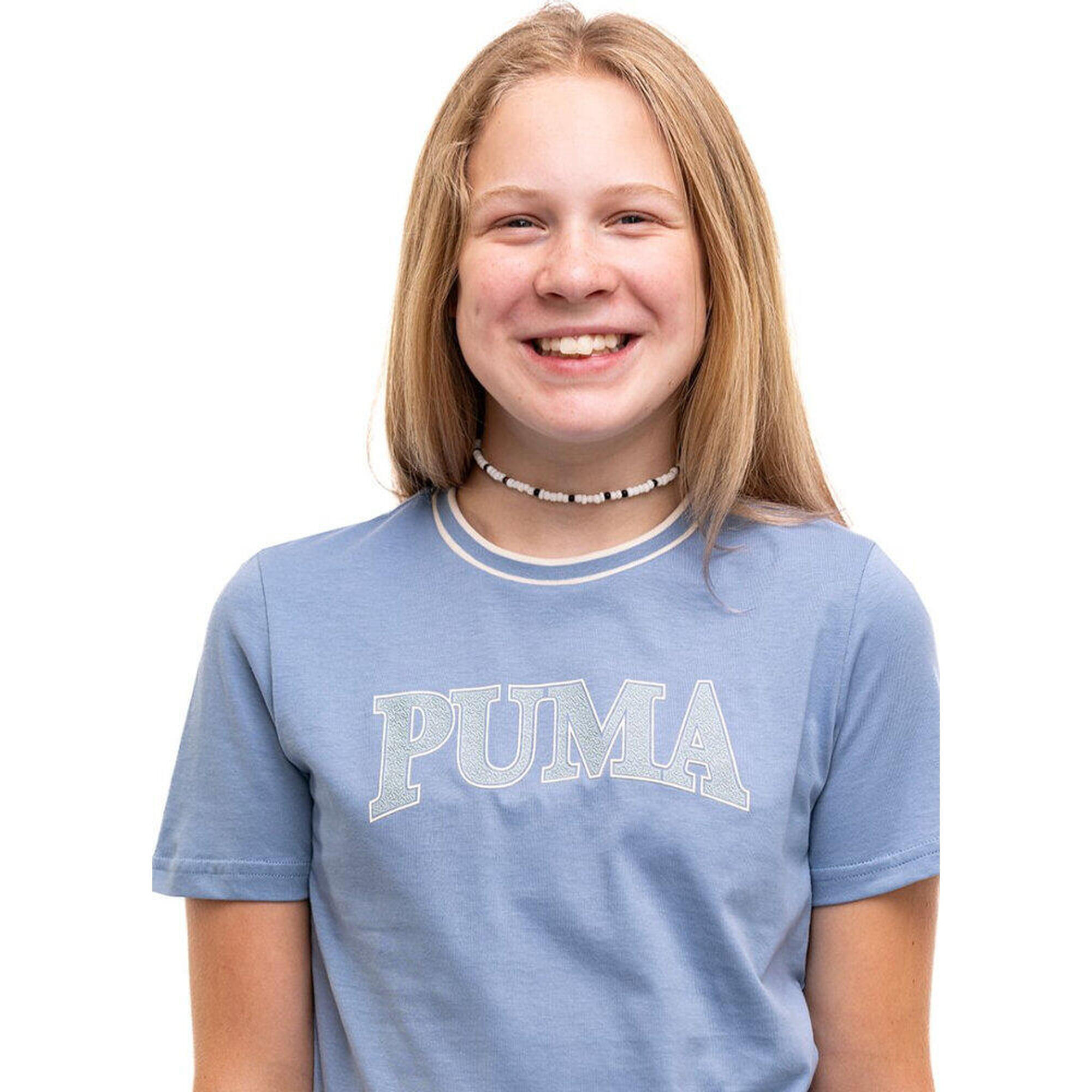 Tricou Drumeții În Natură Puma Logo Squad Copii