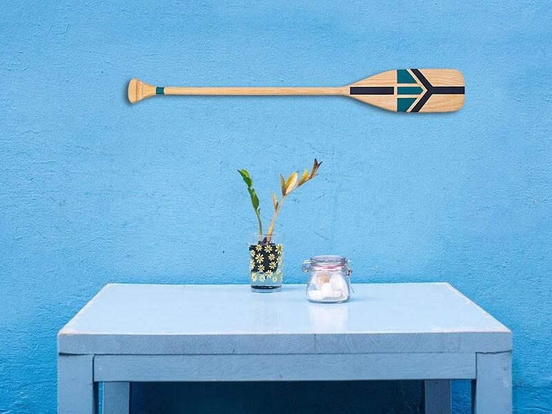 Mini Pagaj John Paddle Ozdoba Kolorowy Malowany 110 cm WZ3 110 cm 7/7