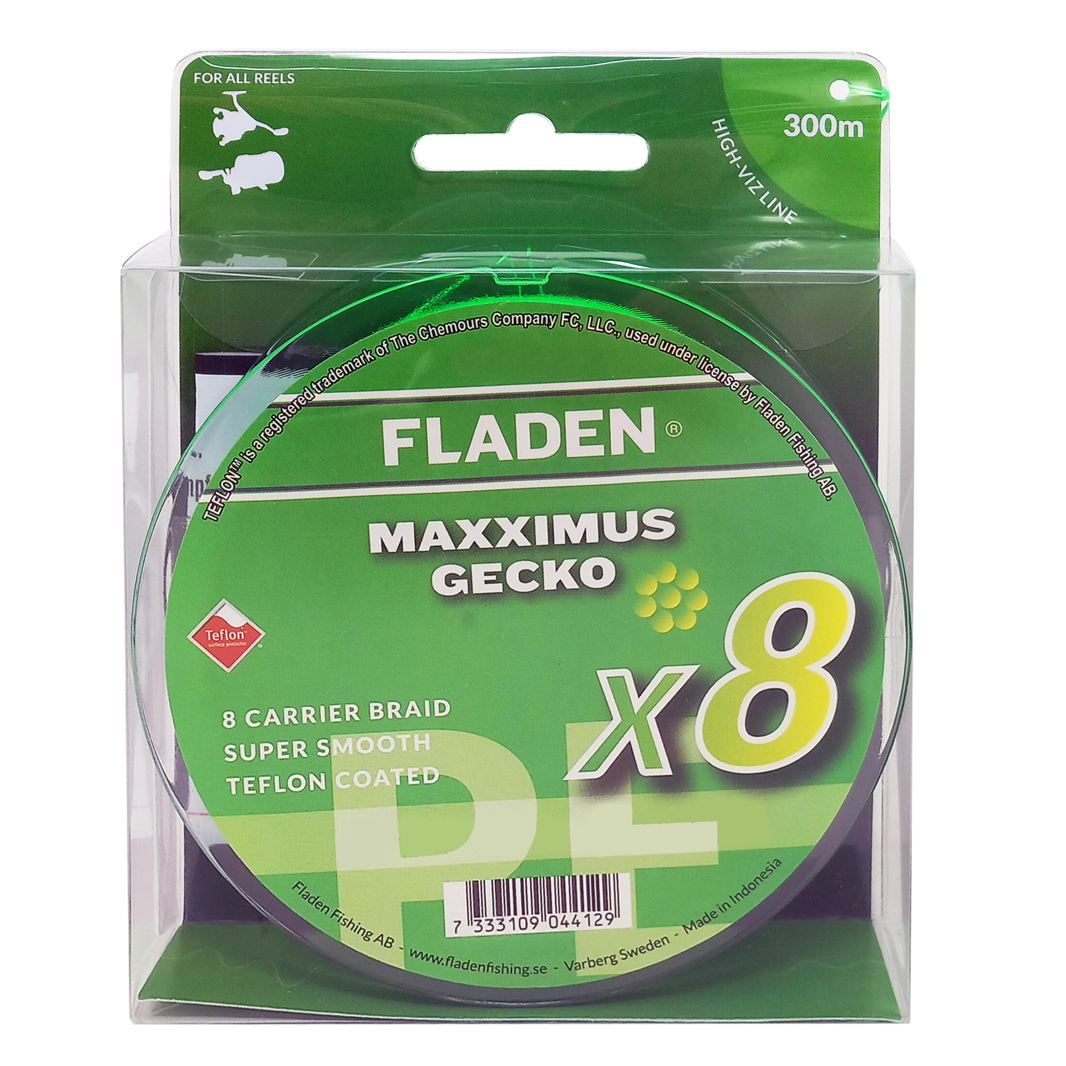 FLADEN 300m Maxximus 8X Gecko Braid