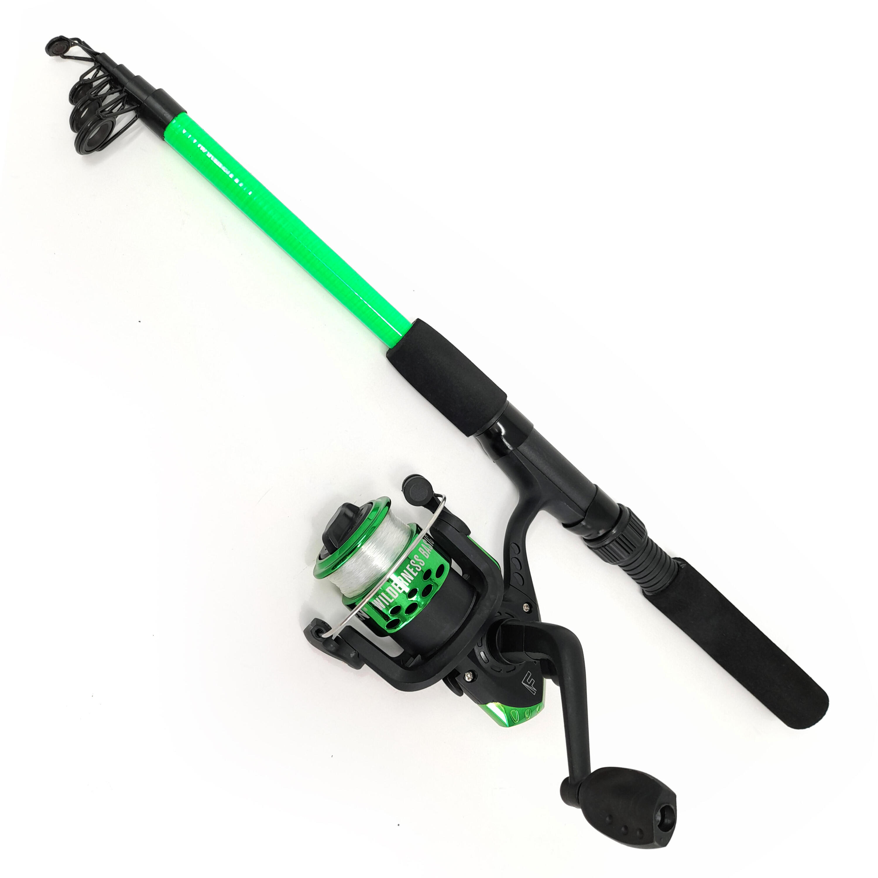 FLADEN 1.65m Wilderness Telescopic Rod & Reel Starter Set 5-20g