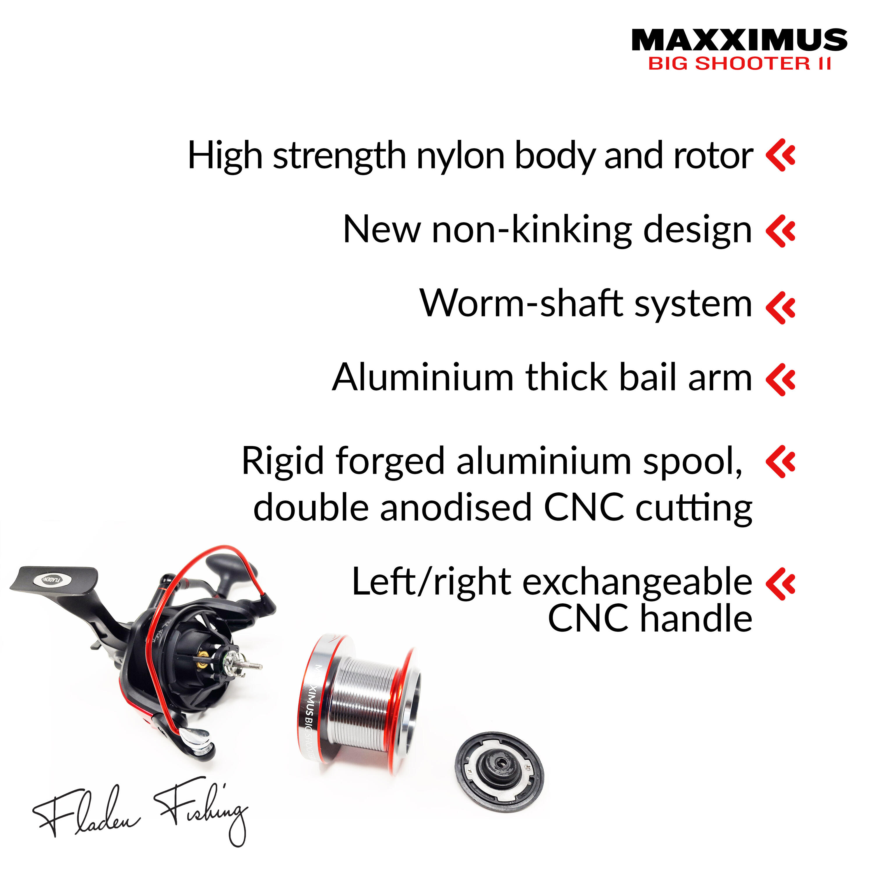 MAXXIMUS Big Shooter II Surf / Big Pit Fixed Spool Reel 7000 4/4