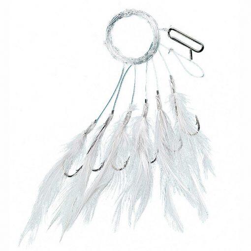 12 x  Assorted Rigs & Feathers For Mackerel 6/6