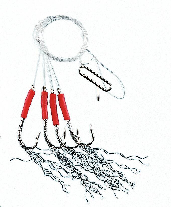 12 x  Assorted Rigs & Feathers For Mackerel 3/6