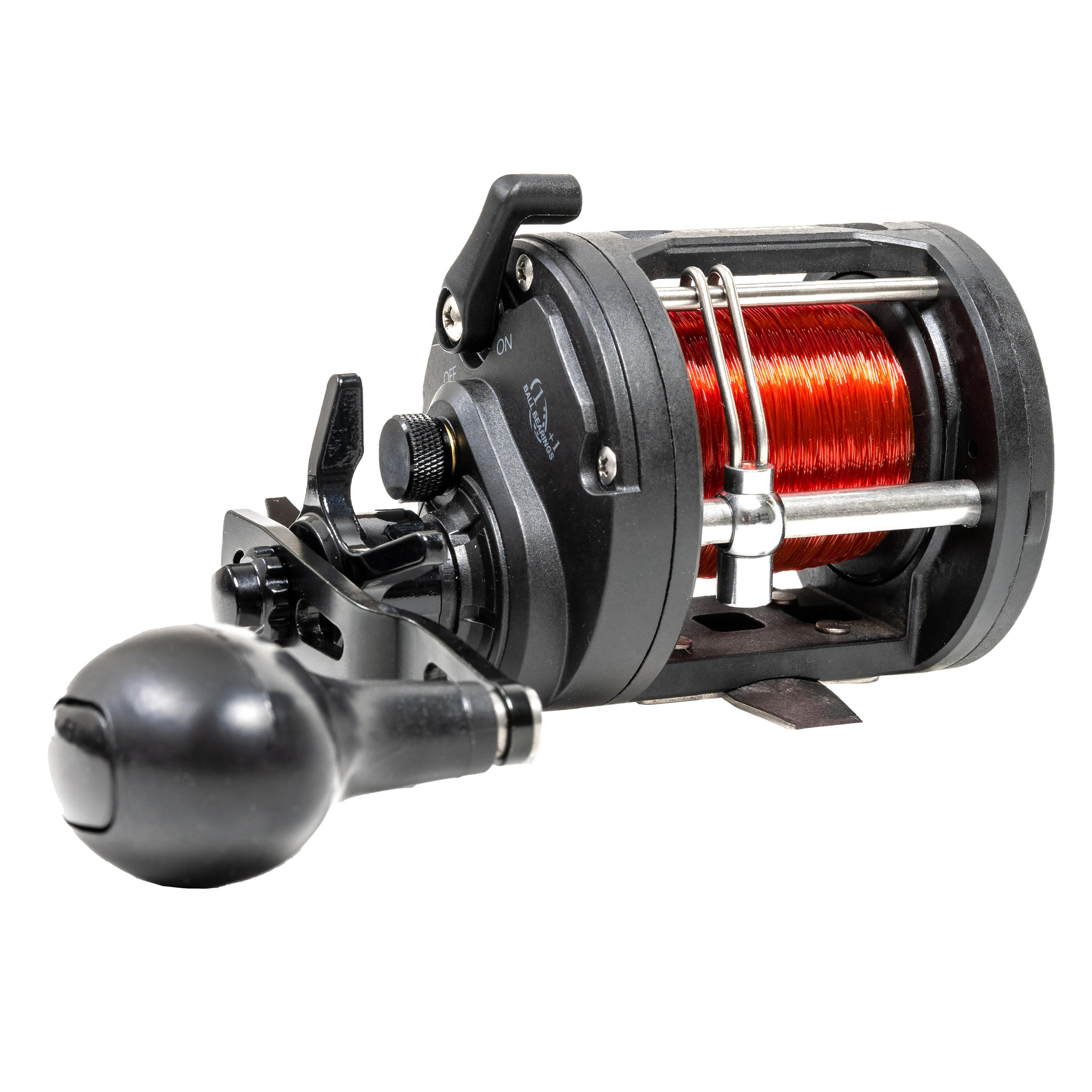 FLADEN WARBIRD 3011 Multiplier Boat Reel with 0.60mm line-on