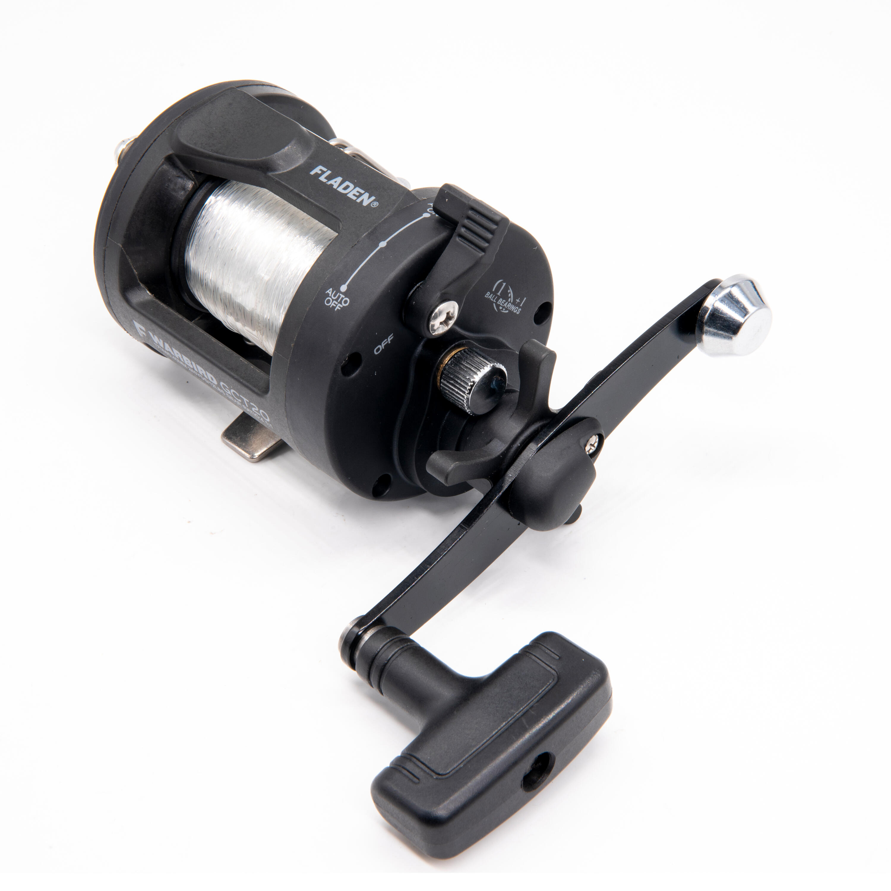 WARBIRD GCT20 Multiplier Boat Reel  with 20lb line-on 3/4