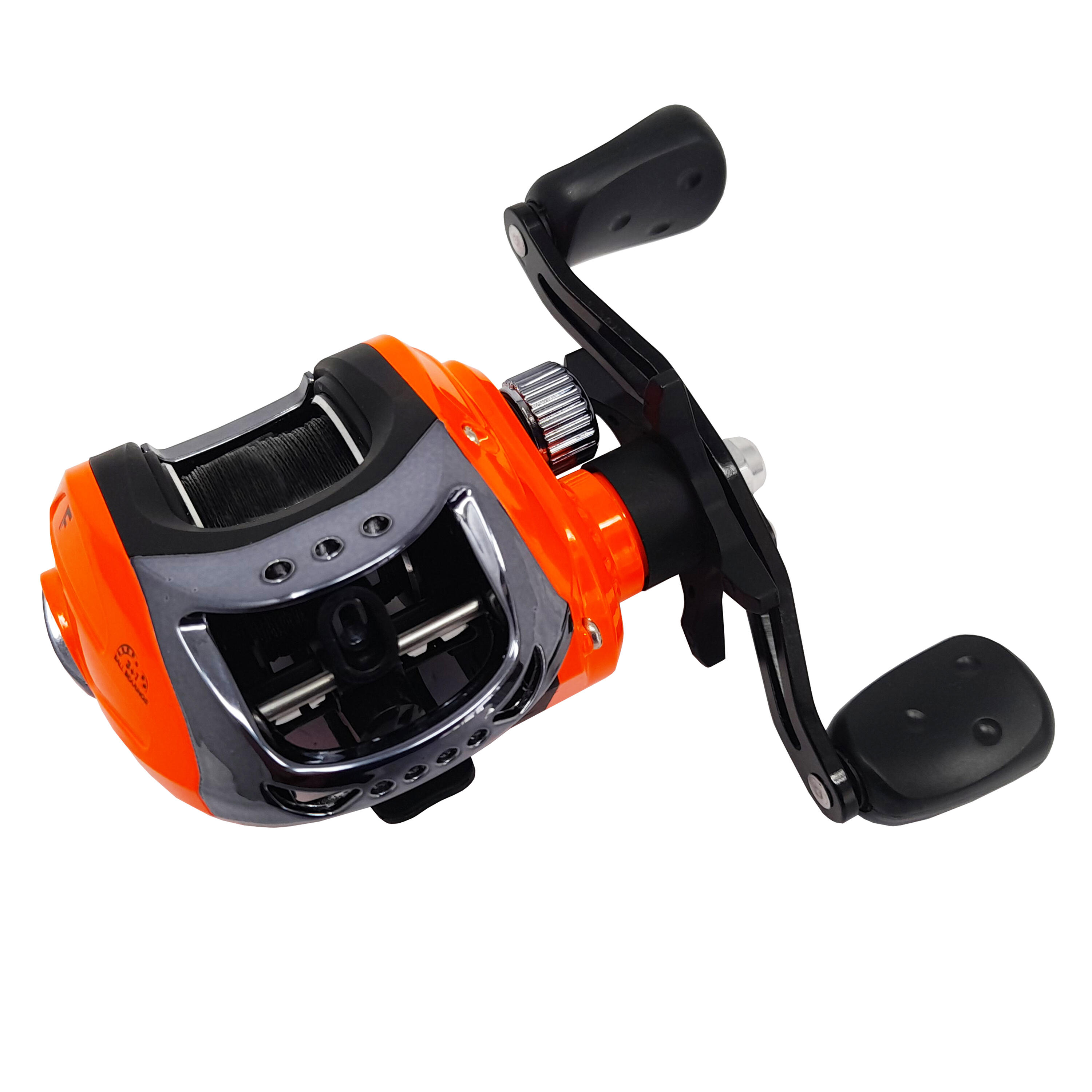 FLADEN WARBIRD Low Profile Baitcaster Reel loaded with 0.25mm braid - Left Hand