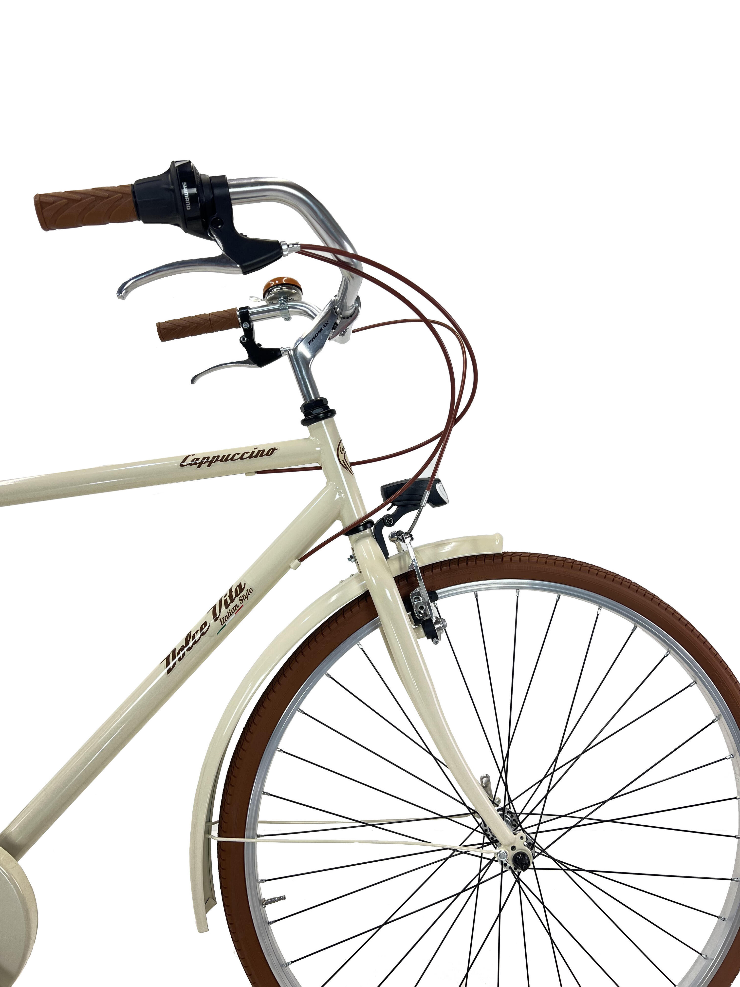 Herenfiets Dolce Vita by Canellini CAPPUCCINO - Crème 2/3