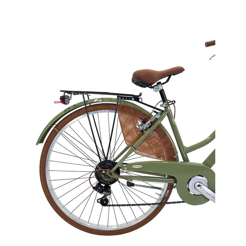 Vélo de ville Dolce Vita by Canellini Cappuccino pour femme - Vert Olive