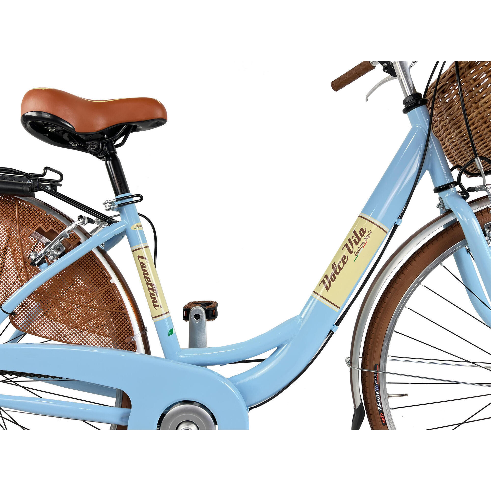 Vélo Ville VENERE 26” – DINO BIKES – Noir Et Rose – Pour Femme – NEUF