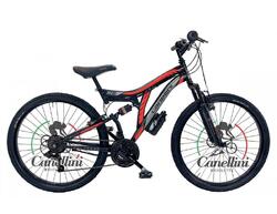 Vélo enfant Canellini COLORADO 26" tout suspendu Bleu/Orange